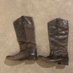 Frye - Brown Leather Boots - Size 8